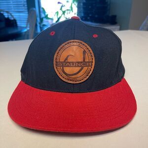 Staunch Traditional Outfitters - Leather patch fishing flexfit cap